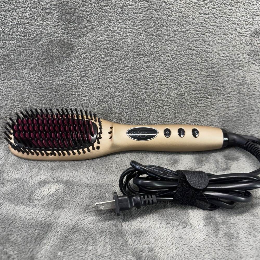 Hair Straightener Brush with Ionic Generator by MiroPure 30s Fast‎ MCH Ceramic